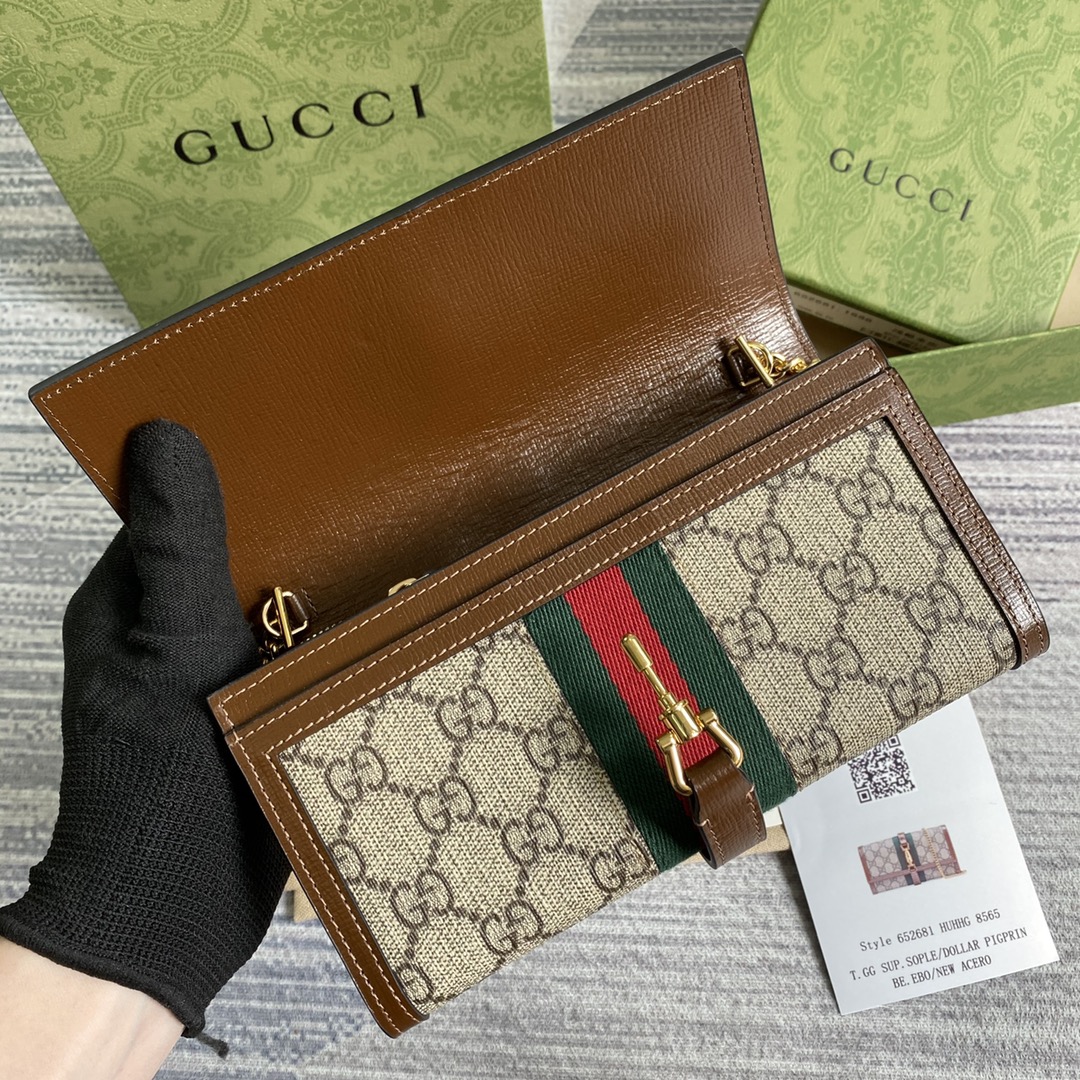 Gucci Jackie 1961 Chain Wallet 652681